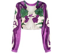 Bemused Cropped-Bluse