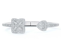 18kt Enchanted Lotus Weißgoldarmreif mit Diamanten