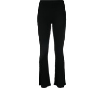 Ausgestellte High-Waist-Hose