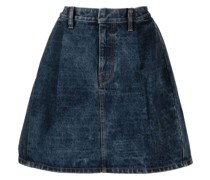 Halbhoher Jeans-Minirock