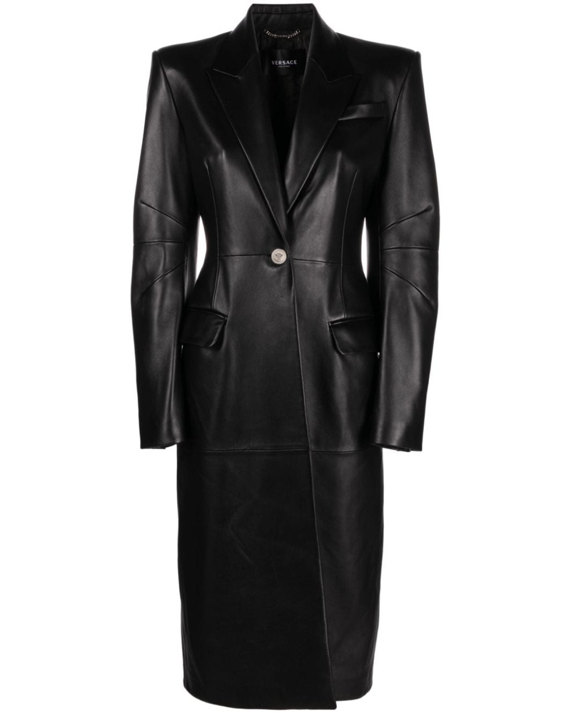 Versace Damen Trenchcoat aus Leder
