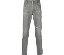 Slim-Fit-Jeans im Distressed-Look