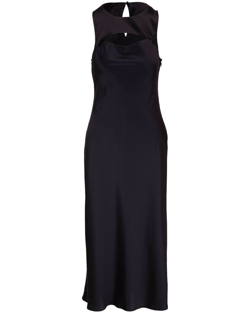 Paige Damen Plissiertes Kleid mit Cut-Outs