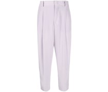Cropped-Hose mit hohem Bund