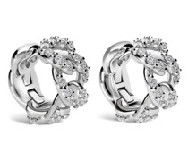 18kt Weißgoldring mit Diamanten