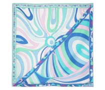 geometric silk scarf