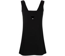 P.A.R.O.S.H. Shiftkleid mit V-Ausschnitt