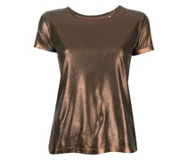 T-Shirt im Metallic-Look