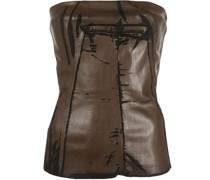 Bustier mit Finish