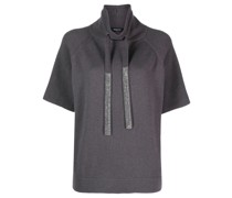 Geripptes Strickoberteil