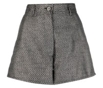 Shorts mit metallischem Finish