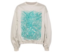 Pure Rebel Sweatshirt mit grafischem Print