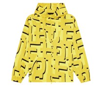 Windbreaker mit Monogramm-Print