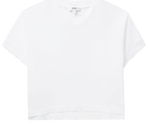Cropped-T-Shirt mit rundem Ausschnitt