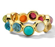 18kt 'Lollipop' Goldring mit Edelsteinen