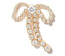 18kt Gelbgoldohrstecker mit Diamanten