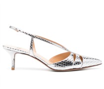 Metallische Slingback-Pumps