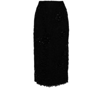 lace-detailing pencil skirt