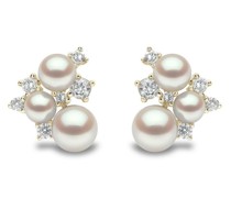 18kt 'Trend' Goldohrringe mit Diamanten