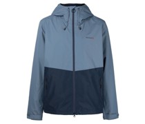 Kapuzenjacke mit Logo-Stickerei