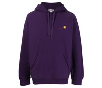 Hoodie mit Logo-Stickerei