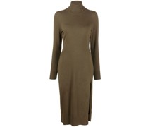 Gestricktes Kleid mit Rollkragen