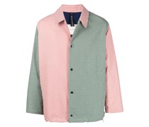 Hemdjacke mit Kontrasteinsätzen