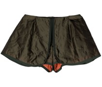Mini Shorts im Layering-Look