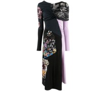 Midikleid mit grafischem Print