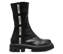 Stiefel mit Logo-Band