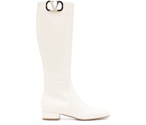 Kniehohe VLogo Type Stiefel