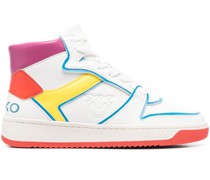 High-Top-Sneakers mit Einsatz