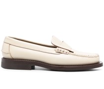 Sineu panelled leather loafers