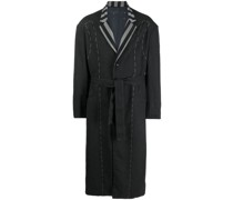 Gestreifter Trenchcoat