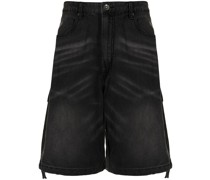 Jeans-Shorts mit Cargotasche