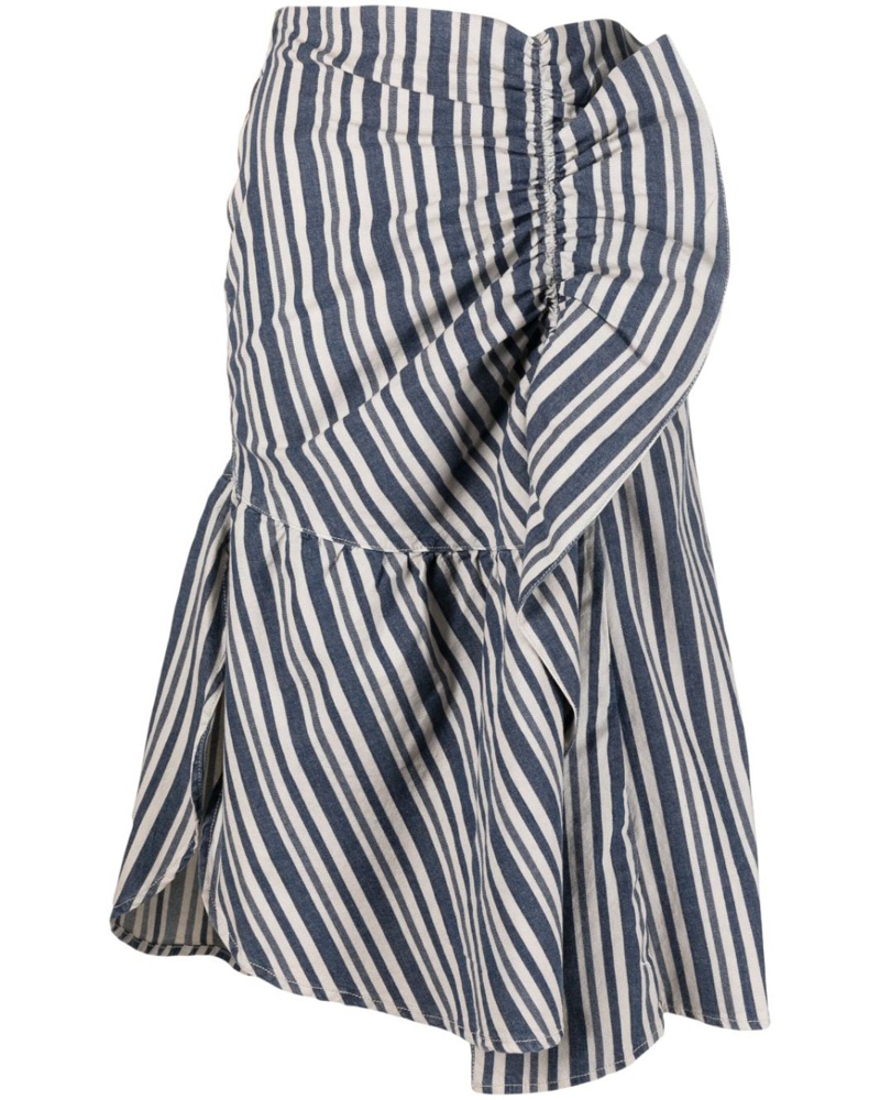 BIMBA Y LOLA Damen Ausgeblichener Jeansrock