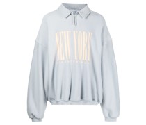 Sweatshirt mit Text-Print