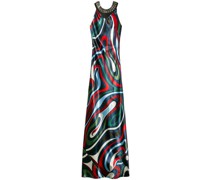Maxikleid in Colour-Block-Optik