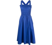 Midikleid mit Raffung