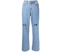 Hoch sitzende Jeans