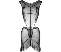 Semi-transparentes Minikleid