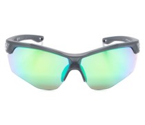 Eckige Sonnenbrille mit Logo-Gravur