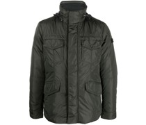 Gefütterte Jacke mit Stehkragen