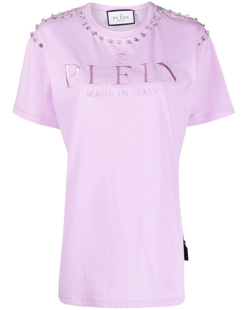 Philipp Plein Damen Verziertes T-Shirt