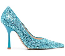 x Leonie Hanne Glitter Pumps 100mm