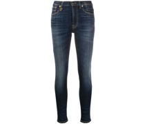 Skinny-Jeans mit hohem Bund