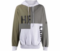 Hoodie mit Patchwork-Logo