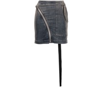 Jeans-Minirock mit Ombre-Effekt