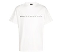 Throwback. T-Shirt mit Slogan-Print