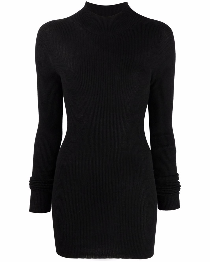 Rick Owens Damen Gerippter Pullover Rick Owens Damen Gerippter Pullover